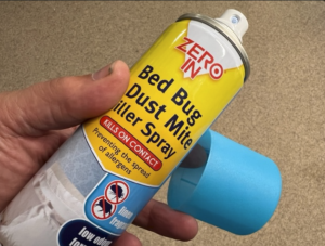 Zero In Bed Bug and Dust Mite Spray